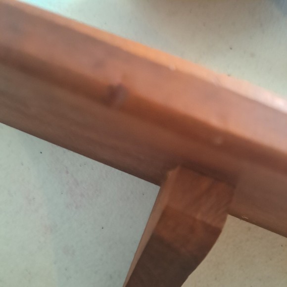 Country Cottage Farmhouse Wood Wall Mount Nick Knack Pair of  shelves - Picture 16 of 16